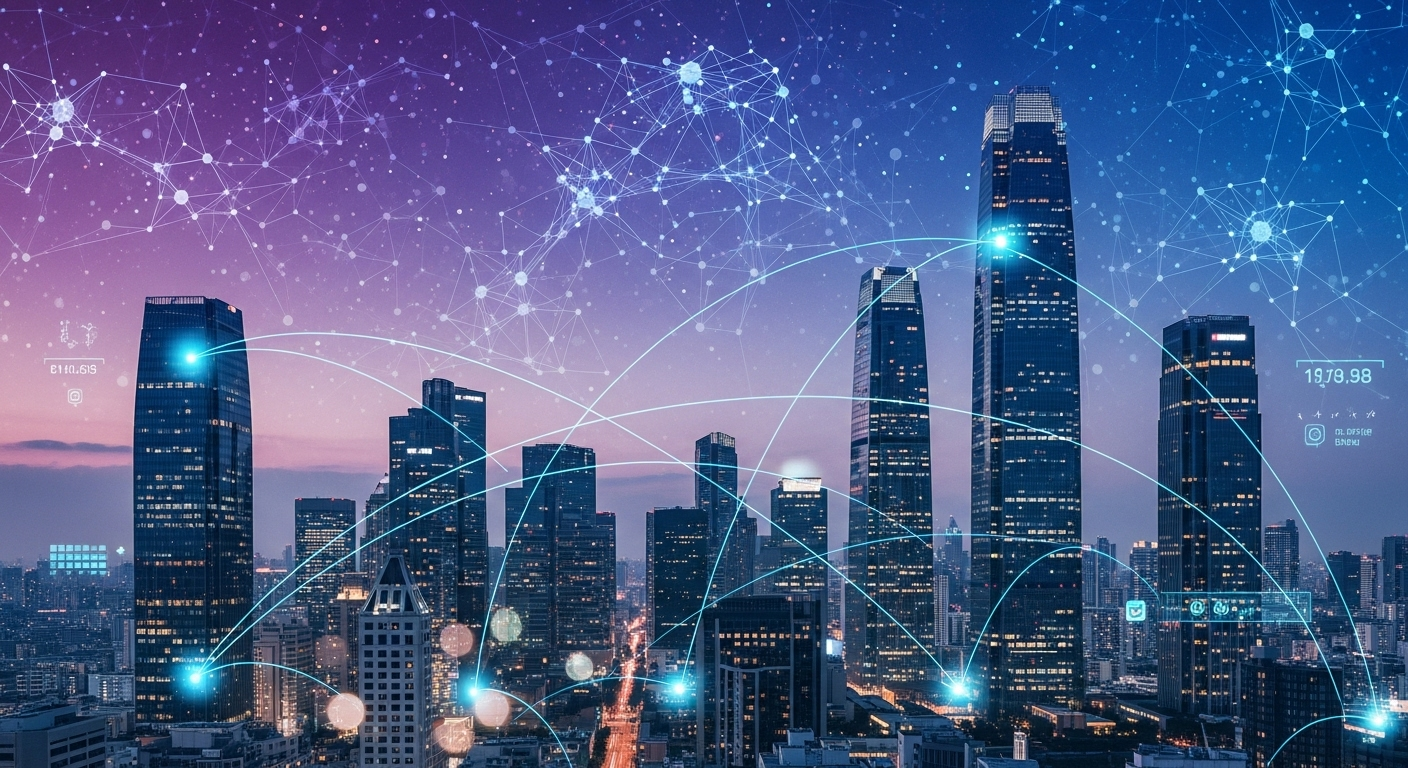 Smart city AI visualization